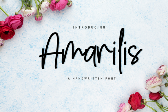 Amarilis: A Stylish Handwritten Font for Crafters and Small Business Creators