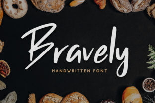 Bravely: A Handwritten Script Font for Modern Editorial Design