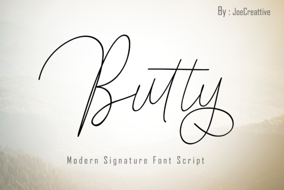 Butty Font Review: Handwritten Style for Campaigns