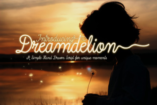 Dreamdelion Font: A Nostalgic Script for Editorial Design