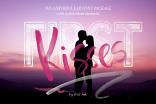 First Kisses: A Handwritten Script Font for Modern Web Design