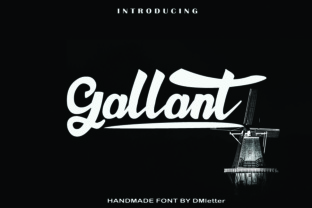 Gallant Font: Bold Handmade Style for Crafters