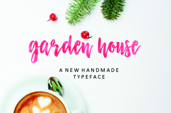 Garden House Font: Elegant Script for Editorial Design