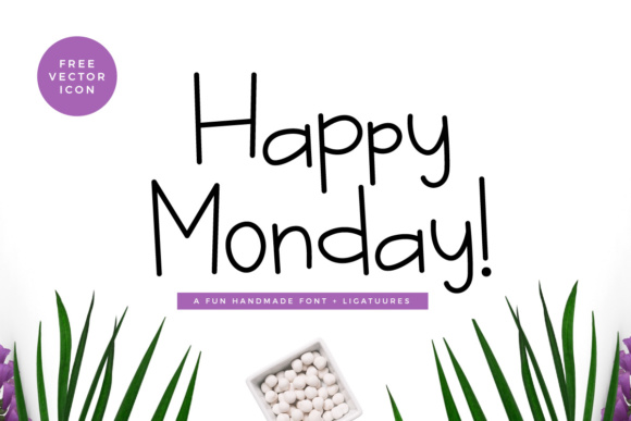 Happy Monday Font: A Branding Refresh for Small Business