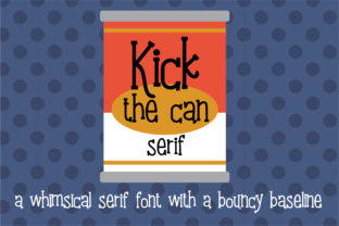 Kick the Can Serif: A Playful Display Font for Modern Web Design