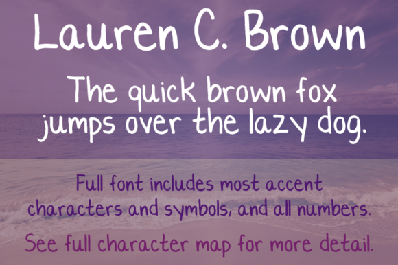 Lauren C. Brown Font for Authentic Business Branding