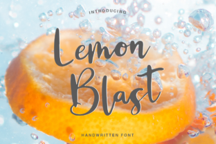 Lemon Blast: A Fresh Script Font for Modern Web Design Projects