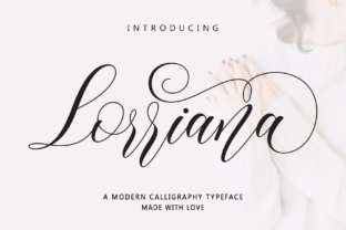Lorriana Font: Elegant Script for Editorial Design