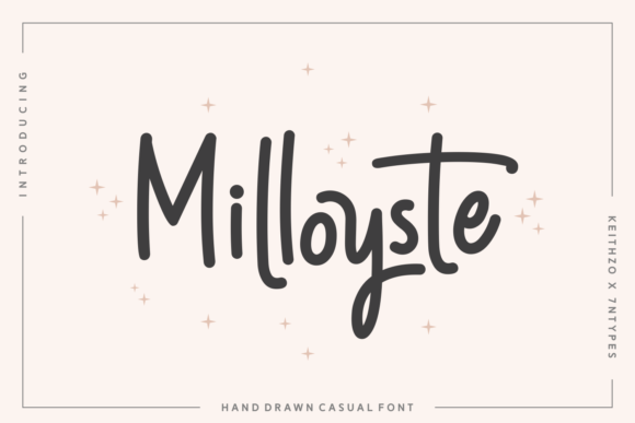 Milloyste Font: Ethereal Script for Handmade Labels