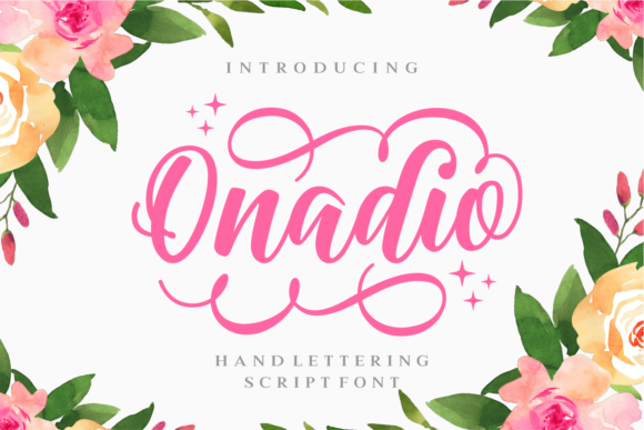 Onadio: A Feminine Script Font for Modern Campaign Design