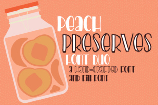 Peach Preserves Font: Whimsical Branding for Small Business