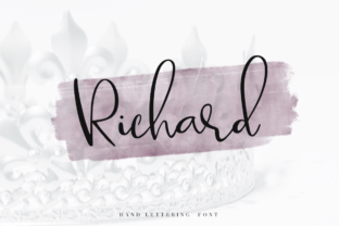 Richard Font: Elegant Calligraphy for Handmade Products