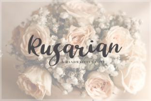 Rusarian: A Handmade Script Font for Modern Editorial Design