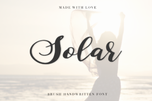 Solar Font: Adding Handmade Charm to Your Creative Projects