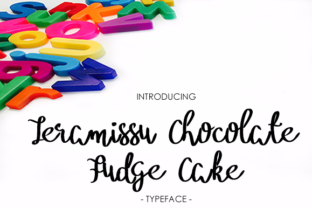 Tiramisu Chocolate Fudge Cake Font for Branding