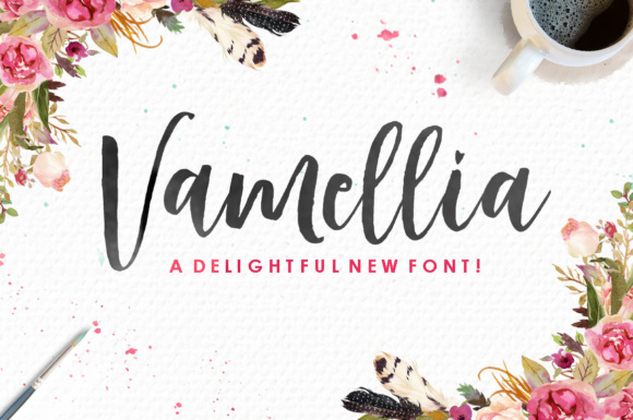 Vamellia Font: Editorial Charm for Modern Layouts